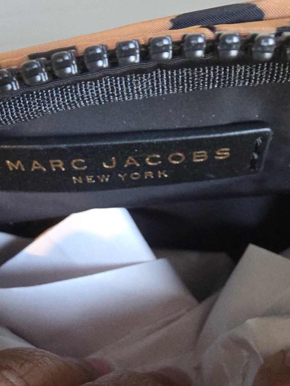 MARC JACOBS NEW YORK NWT Leopard Print Quilted Nylon Cpsmetic Bag - Picture 4 of 12
